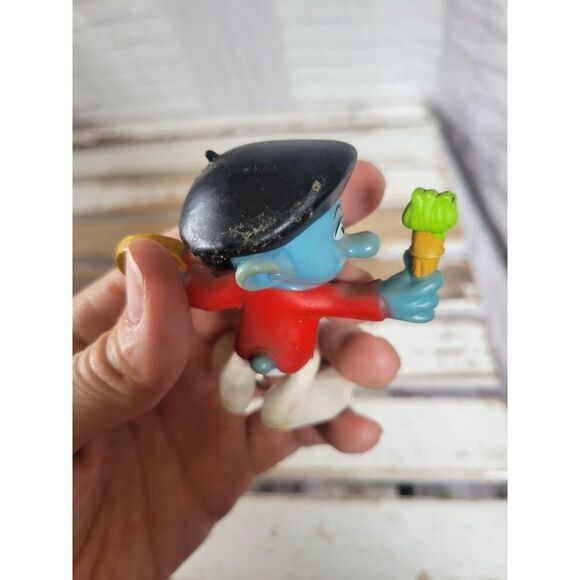 Peyo Smurf painter 2011 figurine toy vintage - Picture 7 of 9